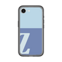 スリムプロテクションプレミアムケース［ オリジナル - initial two tone - Z blue ］