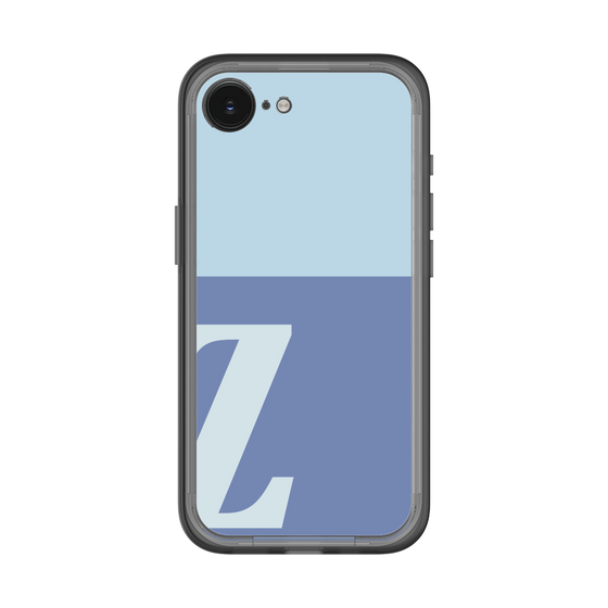 スリムプロテクションプレミアムケース［ オリジナル - initial two tone - Z blue ］
