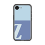 スリムプロテクションプレミアムケース［ オリジナル - initial two tone - Z blue ］