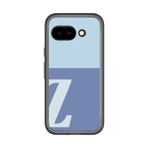 スリムプロテクションプレミアムケース［ オリジナル - initial two tone - Z blue ］