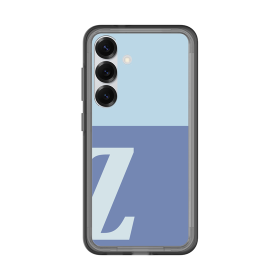 スリムプロテクションプレミアムケース［ オリジナル - initial two tone - Z blue ］