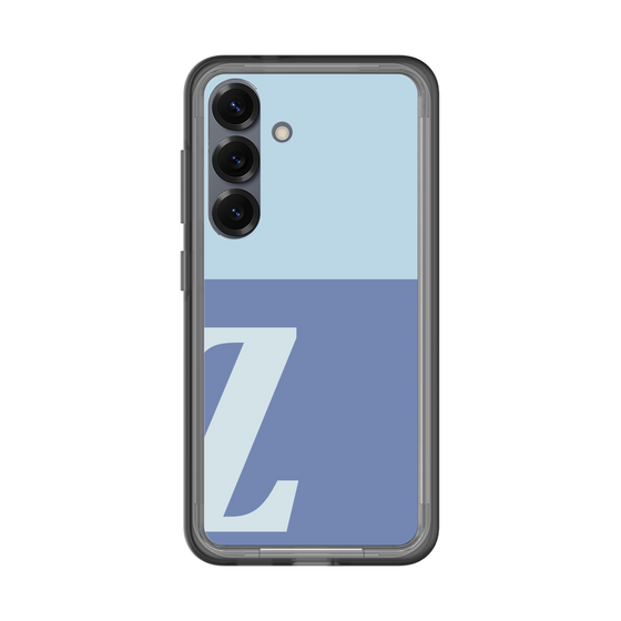 スリムプロテクションプレミアムケース［ オリジナル - initial two tone - Z blue ］