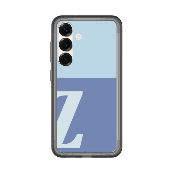 スリムプロテクションプレミアムケース［ オリジナル - initial two tone - Z blue ］