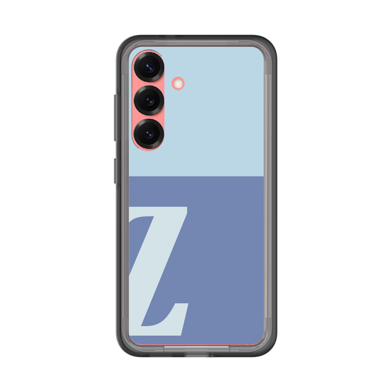 スリムプロテクションプレミアムケース［ オリジナル - initial two tone - Z blue ］