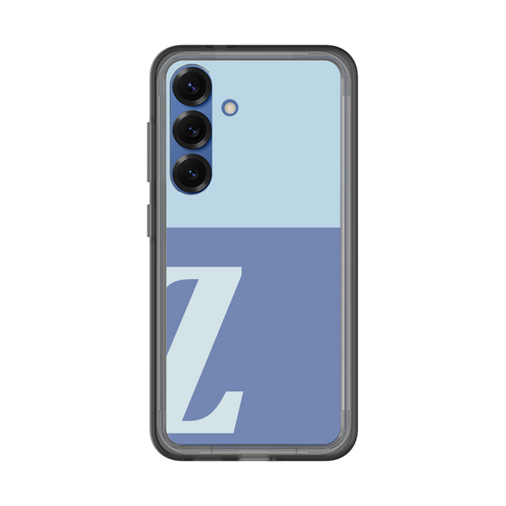 スリムプロテクションプレミアムケース［ オリジナル - initial two tone - Z blue ］