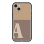 スリムプロテクションプレミアムケース［ オリジナル - initial two tone - A brown ］