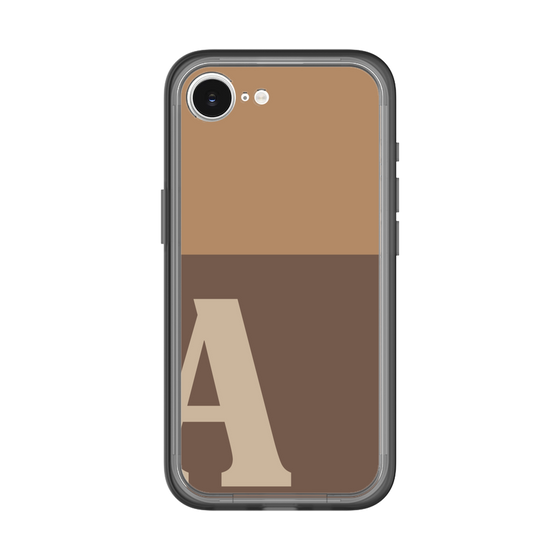 スリムプロテクションプレミアムケース［ オリジナル - initial two tone - A brown ］