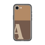 スリムプロテクションプレミアムケース［ オリジナル - initial two tone - A brown ］