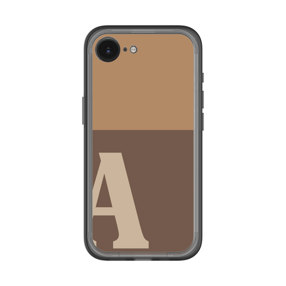 スリムプロテクションプレミアムケース［ オリジナル - initial two tone - A brown ］