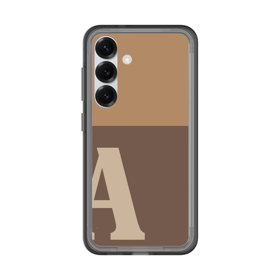 スリムプロテクションプレミアムケース［ オリジナル - initial two tone - A brown ］
