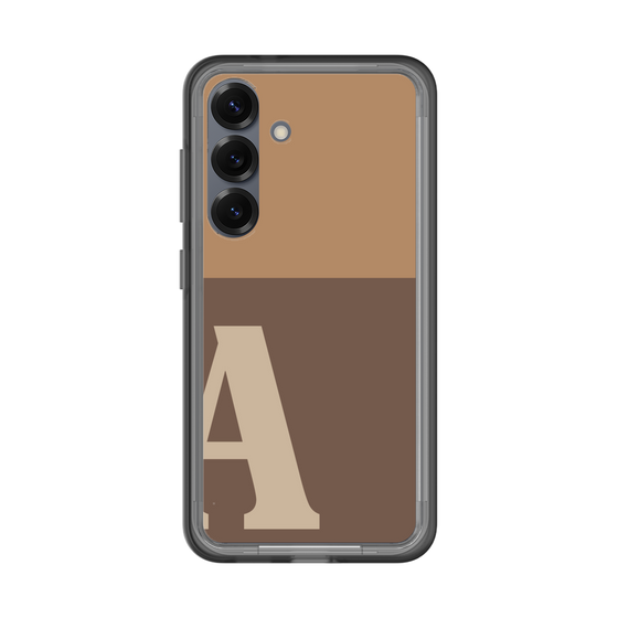 スリムプロテクションプレミアムケース［ オリジナル - initial two tone - A brown ］
