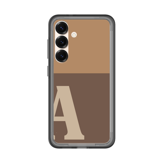 スリムプロテクションプレミアムケース［ オリジナル - initial two tone - A brown ］