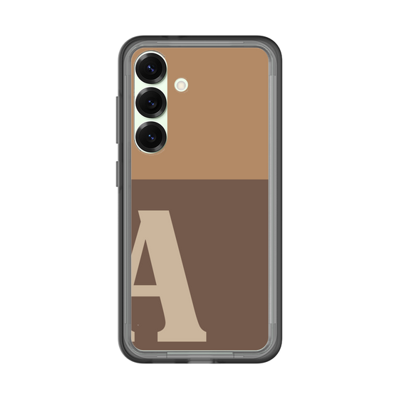 スリムプロテクションプレミアムケース［ オリジナル - initial two tone - A brown ］