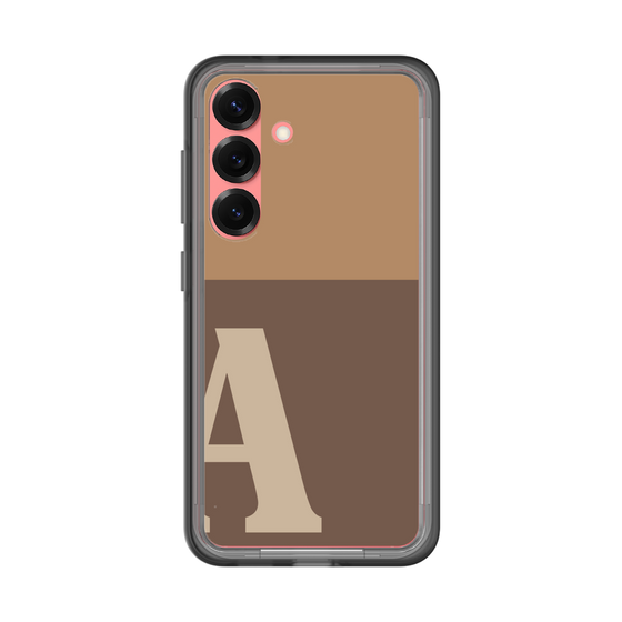 スリムプロテクションプレミアムケース［ オリジナル - initial two tone - A brown ］