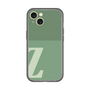 スリムプロテクションプレミアムケース［ オリジナル - initial two tone - Z green ］