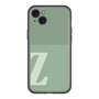 スリムプロテクションプレミアムケース［ オリジナル - initial two tone - Z green ］
