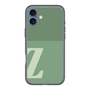 スリムプロテクションプレミアムケース［ オリジナル - initial two tone - Z green ］