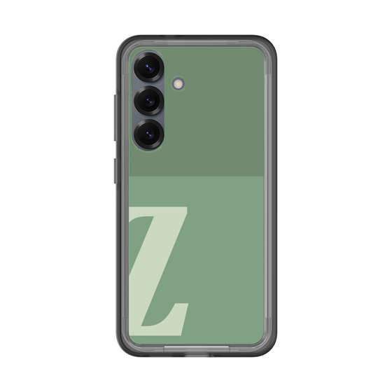 スリムプロテクションプレミアムケース［ オリジナル - initial two tone - Z green ］