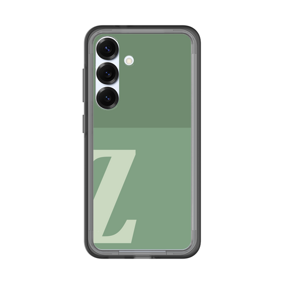 スリムプロテクションプレミアムケース［ オリジナル - initial two tone - Z green ］