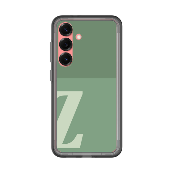 スリムプロテクションプレミアムケース［ オリジナル - initial two tone - Z green ］