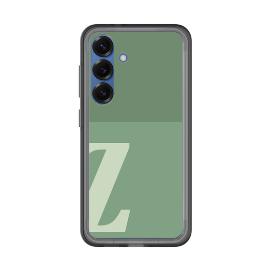スリムプロテクションプレミアムケース［ オリジナル - initial two tone - Z green ］