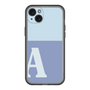 スリムプロテクションプレミアムケース［ オリジナル - initial two tone - A blue ］