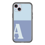 スリムプロテクションプレミアムケース［ オリジナル - initial two tone - A blue ］