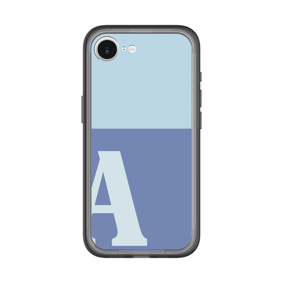 スリムプロテクションプレミアムケース［ オリジナル - initial two tone - A blue ］