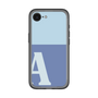 スリムプロテクションプレミアムケース［ オリジナル - initial two tone - A blue ］