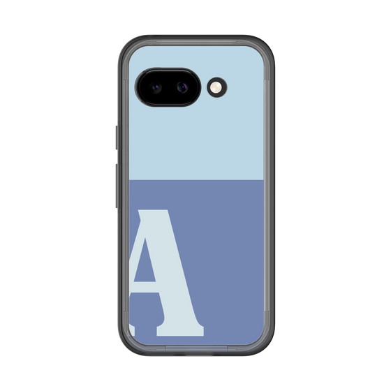 スリムプロテクションプレミアムケース［ オリジナル - initial two tone - A blue ］