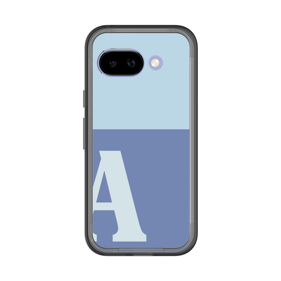 スリムプロテクションプレミアムケース［ オリジナル - initial two tone - A blue ］