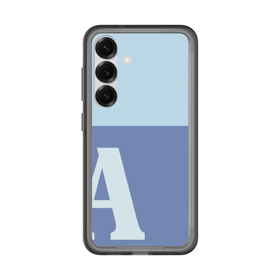 スリムプロテクションプレミアムケース［ オリジナル - initial two tone - A blue ］