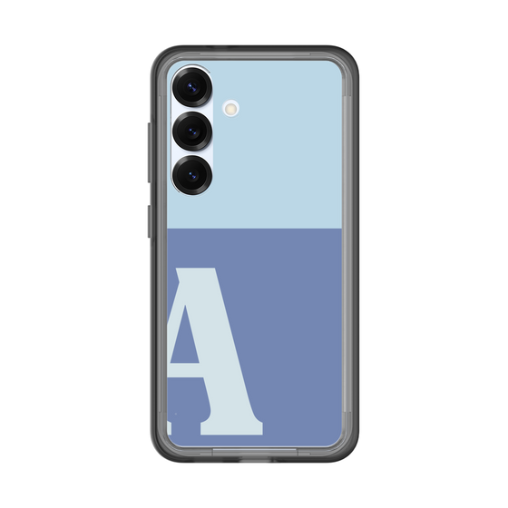 スリムプロテクションプレミアムケース［ オリジナル - initial two tone - A blue ］