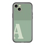 スリムプロテクションプレミアムケース［ オリジナル - initial two tone - A green ］