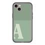 スリムプロテクションプレミアムケース［ オリジナル - initial two tone - A green ］