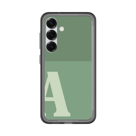 スリムプロテクションプレミアムケース［ オリジナル - initial two tone - A green ］