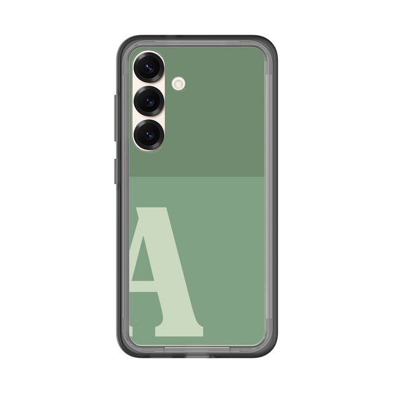 スリムプロテクションプレミアムケース［ オリジナル - initial two tone - A green ］
