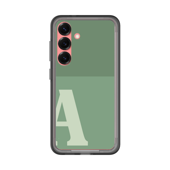 スリムプロテクションプレミアムケース［ オリジナル - initial two tone - A green ］