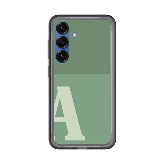 スリムプロテクションプレミアムケース［ オリジナル - initial two tone - A green ］