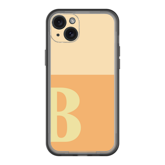 スリムプロテクションプレミアムケース［ オリジナル - initial two tone - B orange ］