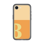 スリムプロテクションプレミアムケース［ オリジナル - initial two tone - B orange ］