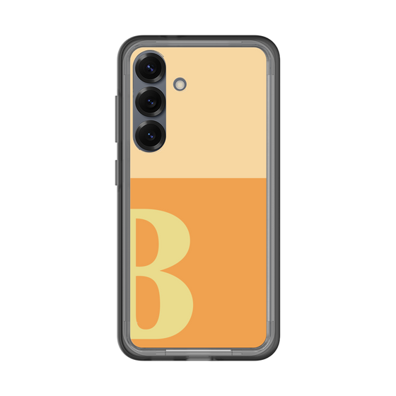 スリムプロテクションプレミアムケース［ オリジナル - initial two tone - B orange ］