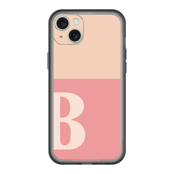 スリムプロテクションプレミアムケース［ オリジナル - initial two tone - B pink ］