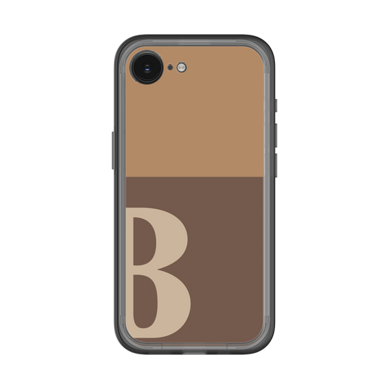スリムプロテクションプレミアムケース［ オリジナル - initial two tone - B brown ］