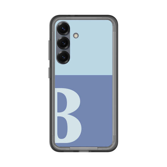 スリムプロテクションプレミアムケース［ オリジナル - initial two tone - B blue ］