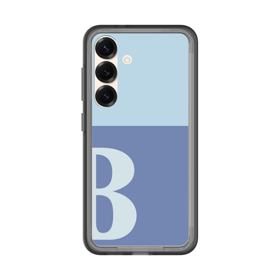 スリムプロテクションプレミアムケース［ オリジナル - initial two tone - B blue ］