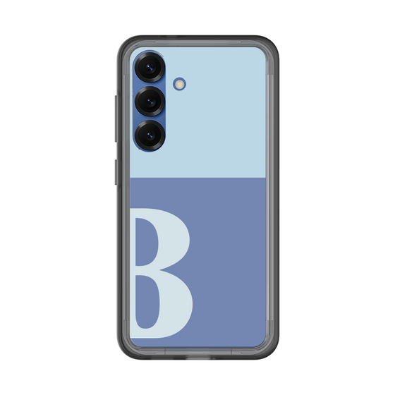 スリムプロテクションプレミアムケース［ オリジナル - initial two tone - B blue ］