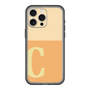 スリムプロテクションプレミアムケース［ オリジナル - initial two tone - C orange ］