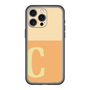 スリムプロテクションプレミアムケース［ オリジナル - initial two tone - C orange ］