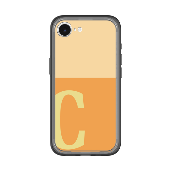 スリムプロテクションプレミアムケース［ オリジナル - initial two tone - C orange ］